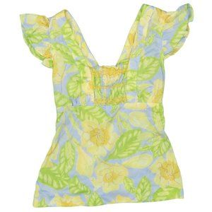 1970s Vintage Sweet Baby Jane Blouse Size XS